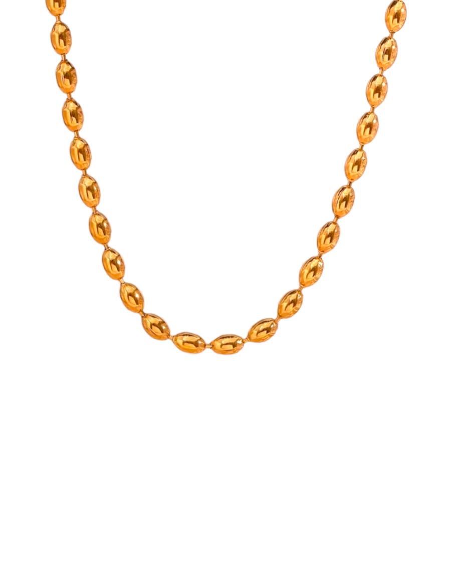 Gold Bead | necklace