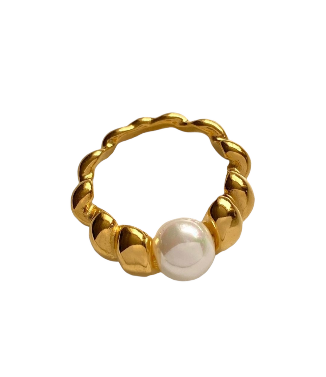 Ocean pearl white | pearl ring