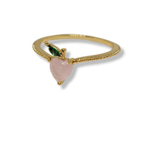 Load image into Gallery viewer, peach gold ring
